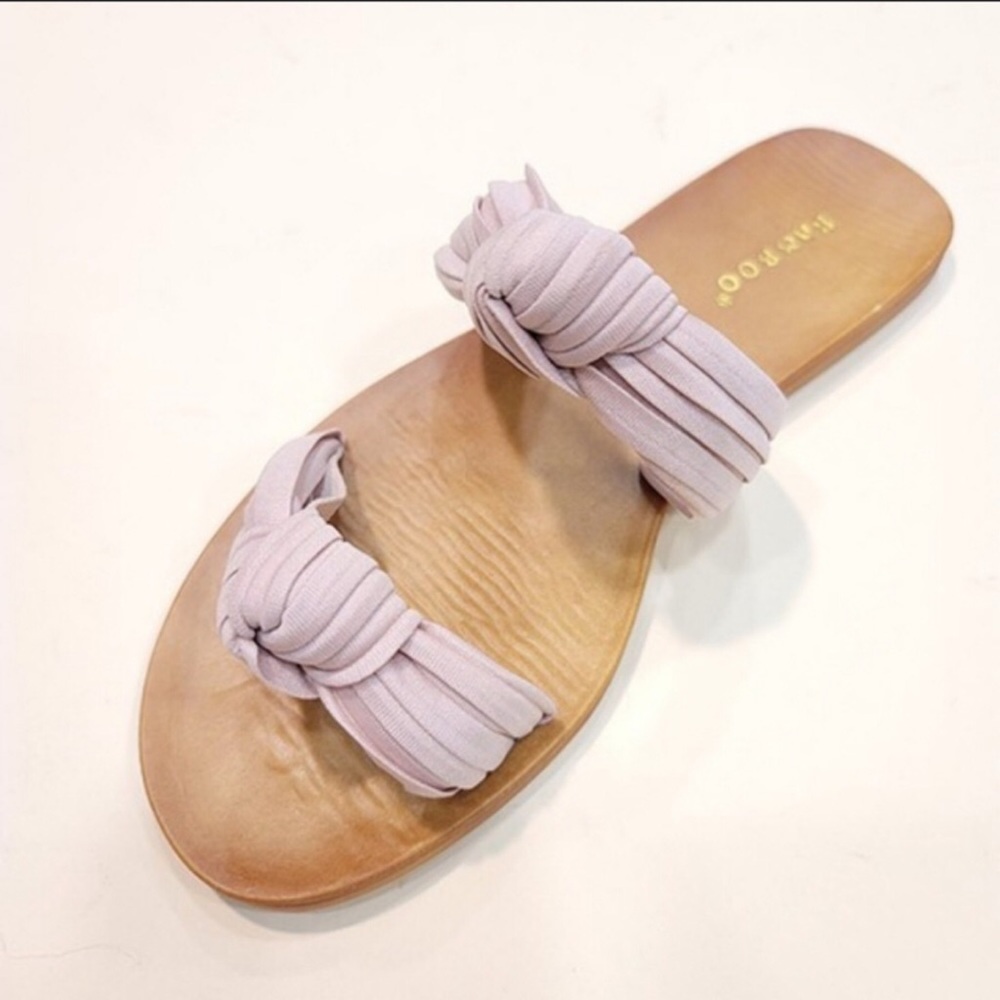 🛍️749 Open Toe Fabric Strap Sandel